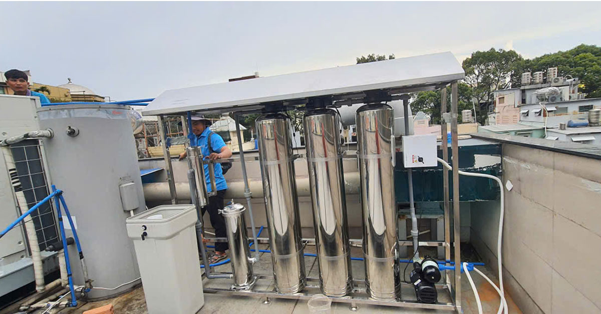 lắp đặt hệ thống lọc nước đầu nguồn