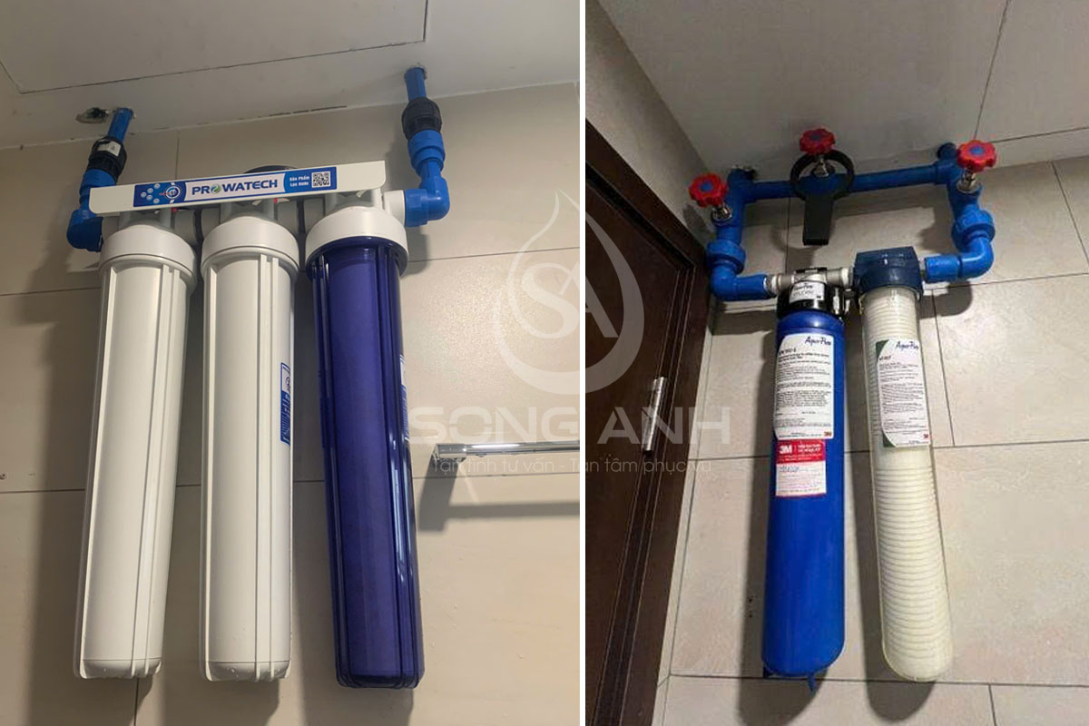 hệ thống lọc tổng cho căn hộ chung cư