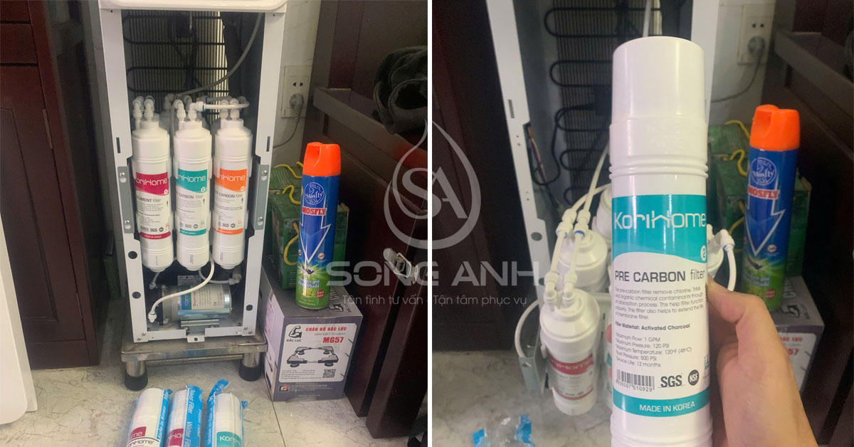 Dịch vụ thay lõi lọc nước Korihome tại nhà HCM