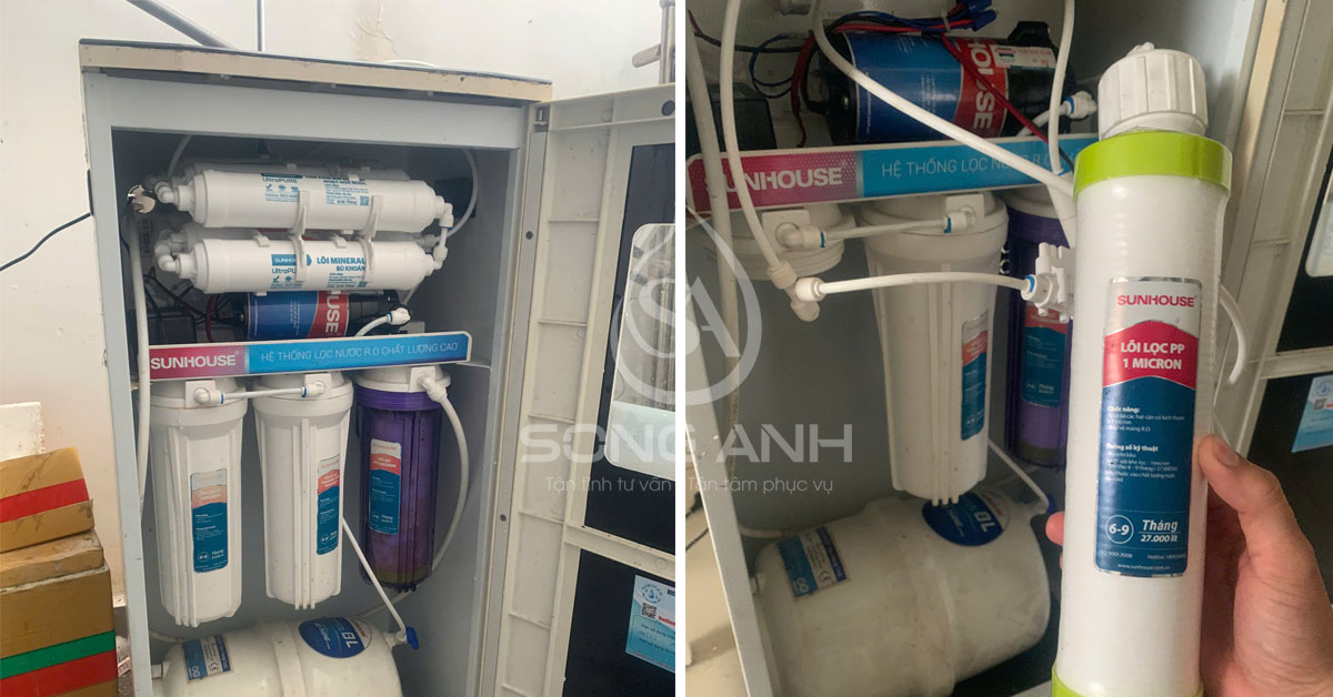 Lợi ích khi thay lõi lọc nước Sunhouse đúng hạn