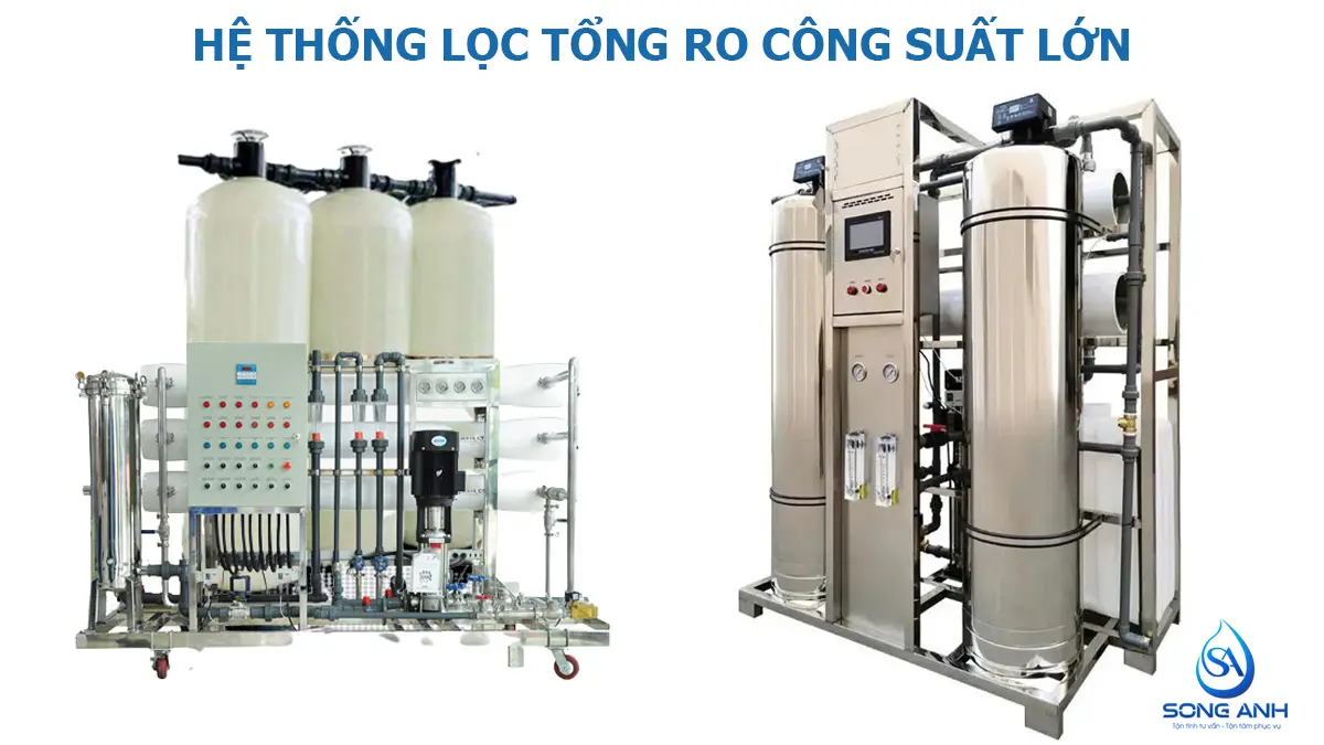 Hệ thống lọc tổng RO công suất lớn