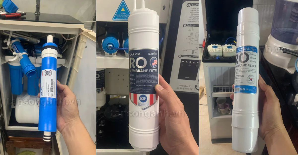 Thay màng RO máy lọc nước Karofi
